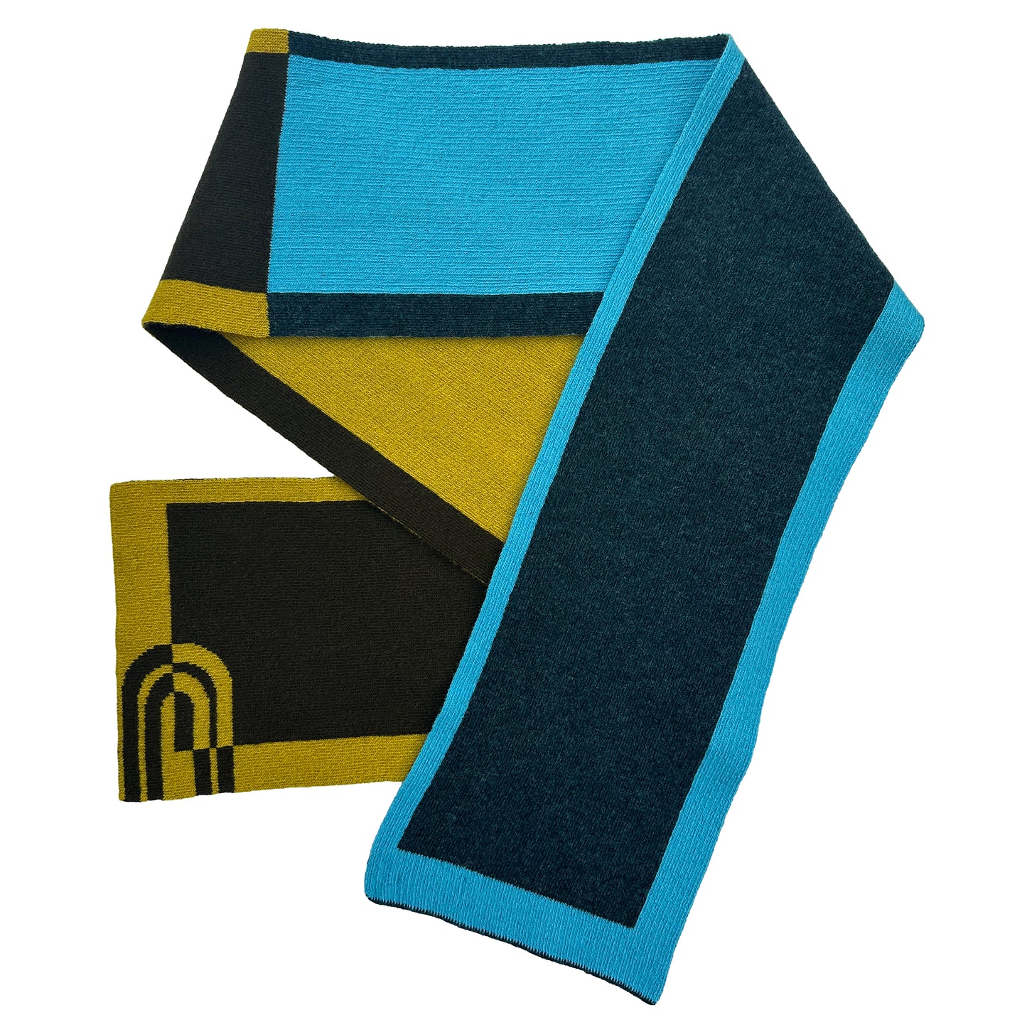 Colour Block Scarf - Coastal Trail