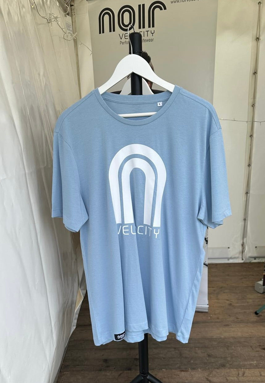 T-shirt with white logo