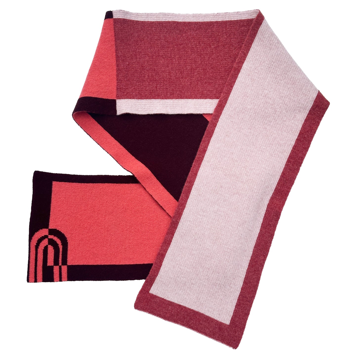 Colour Block Scarf - Ember and Earth