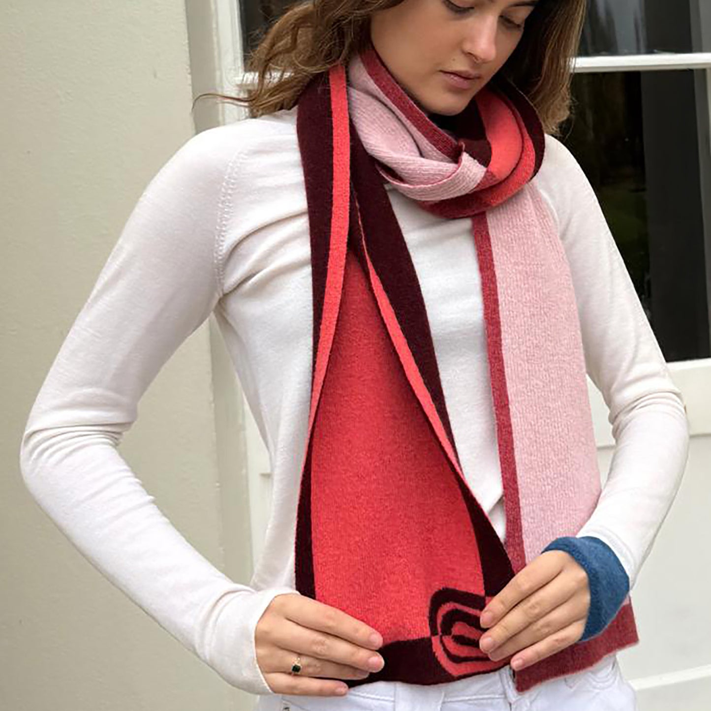 Colour Block Scarf - Ember and Earth