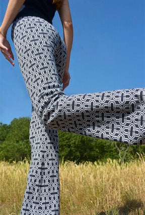 The Signature Flare - Indigo and Ivory Regular Length