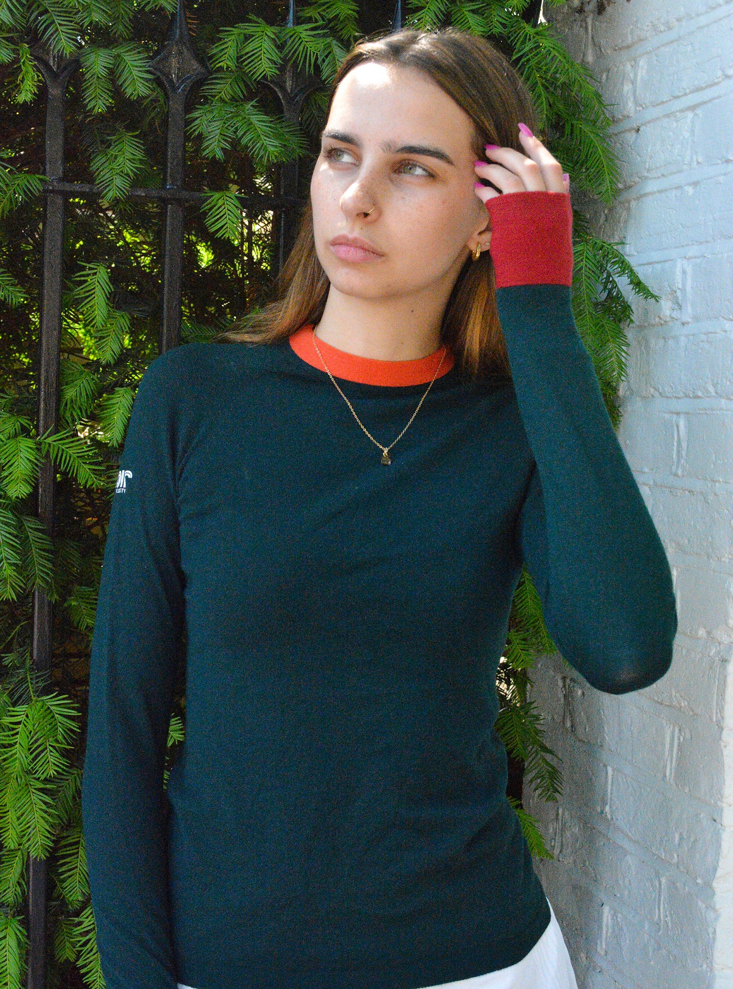 Second Skin - Pine Green with Orange and Cherry Red