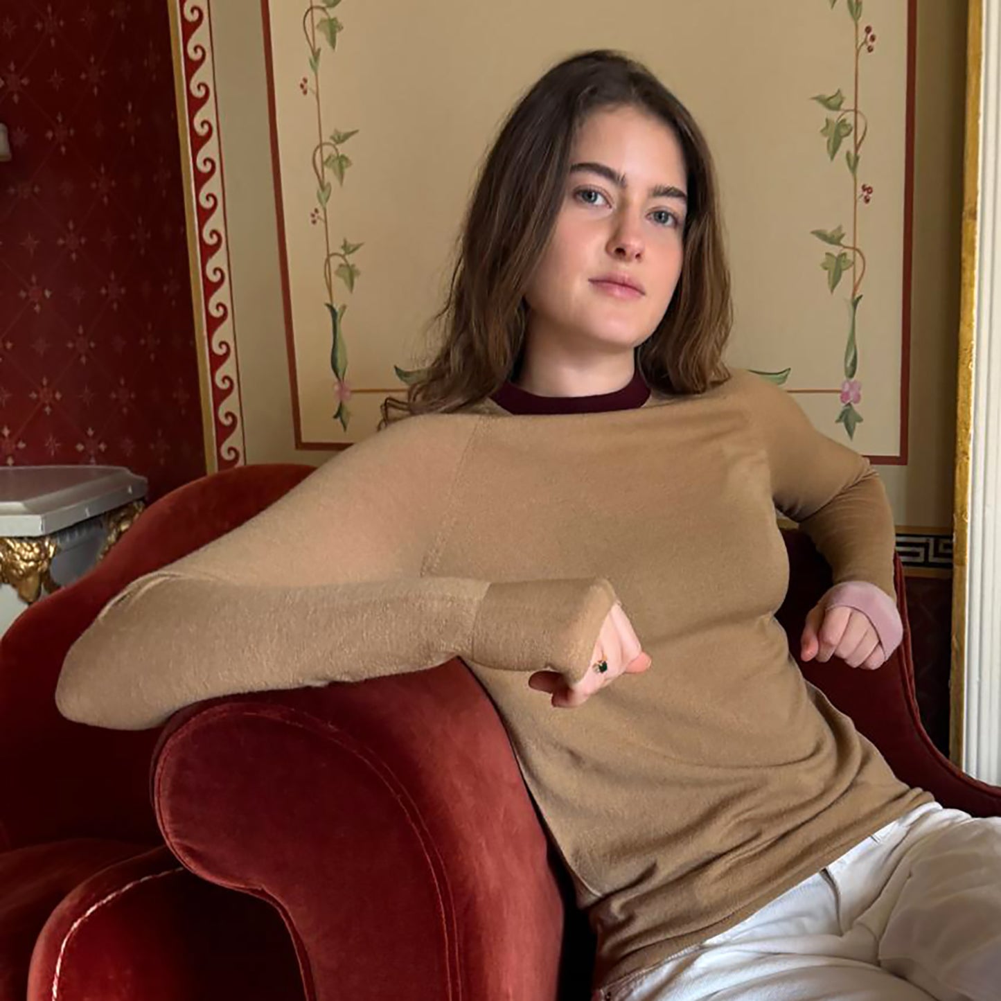 Second Skin - Caramel with Black Cherry and Dusky Pink